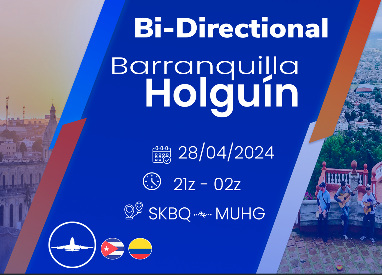 Bi Direccional Barranquilla Holguín 