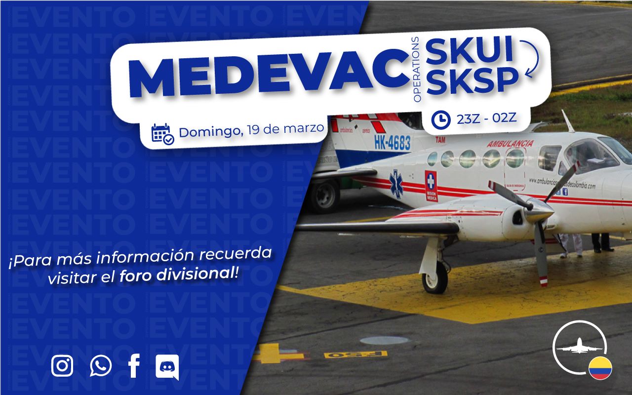 Medevac Operations SKUI - SKSP		